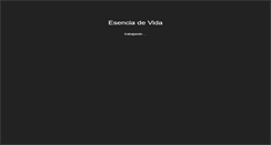 Desktop Screenshot of esenciadevida.com