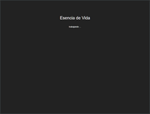 Tablet Screenshot of esenciadevida.com